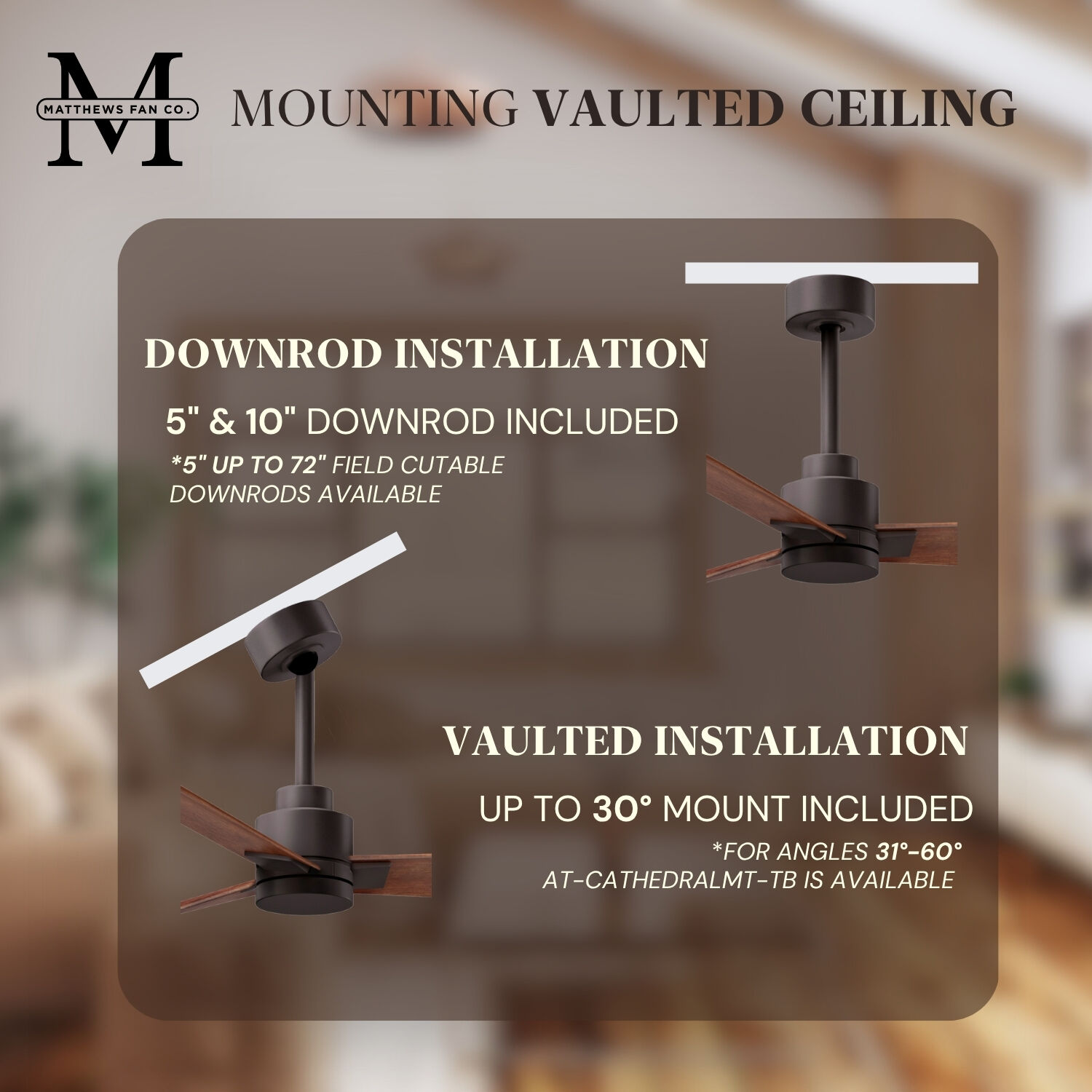 Atlas Alessandra 56 inch Textured Bronze with Walnut Tone Blades Ceiling Fan