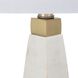 Anita 26 inch 40.00 watt Gold and White Table Lamp Portable Light