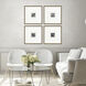Metamorphosis Blue and Metallic and Yellow Framed Art, The Studio