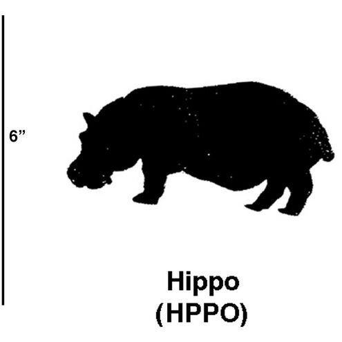 Hippo Copper Cookie Cutter