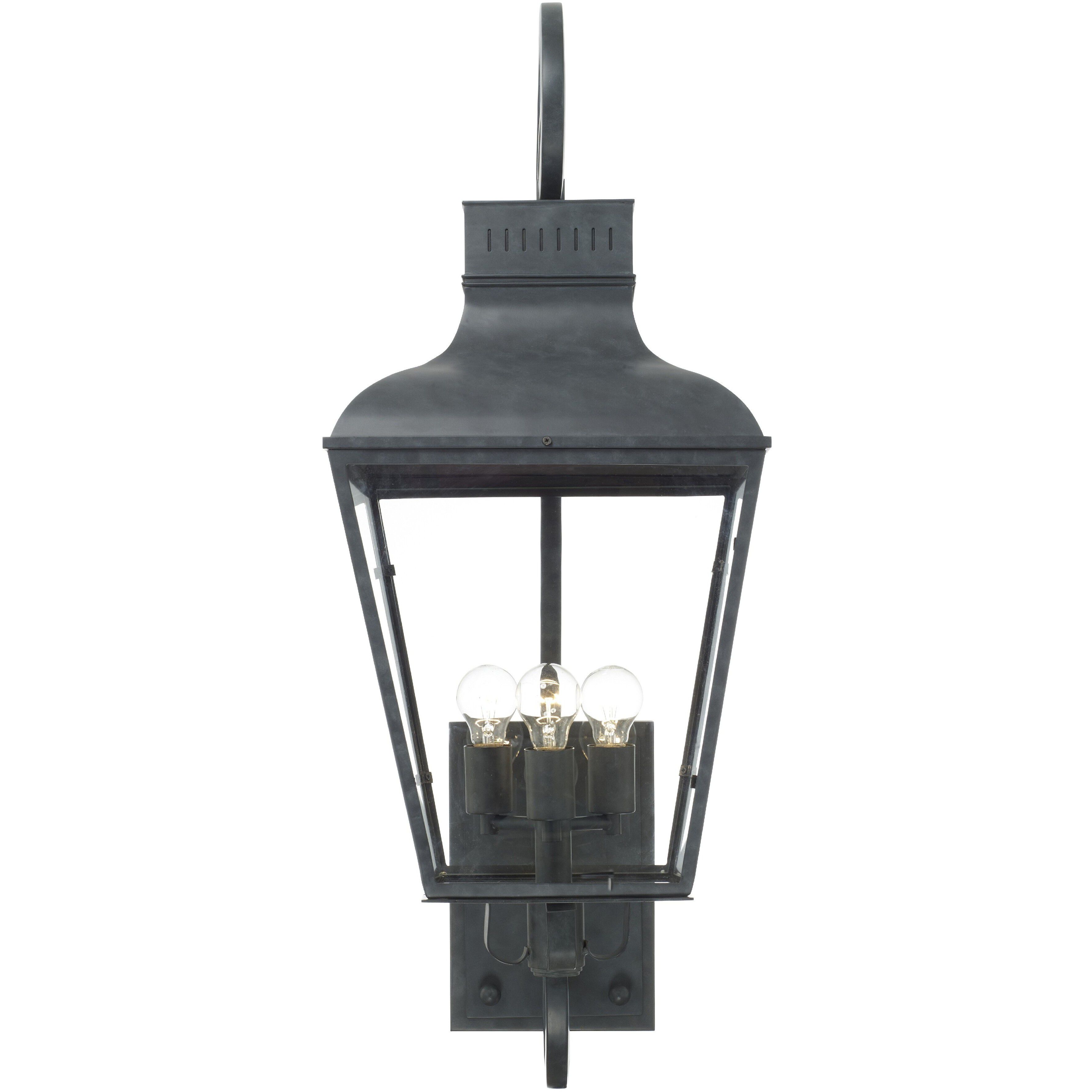 Dumont 3 Light 32.25 inch Graphite Outdoor Sconce