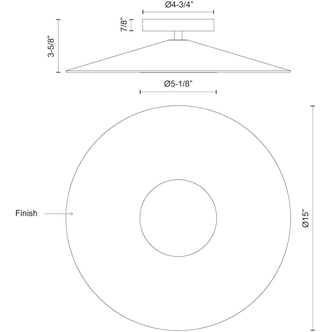Cruz Wall Sconce Wall Light in Felt - Gray, Felt Shade
