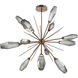 Aalto LED Burnished Bronze Chandelier Ceiling Light, Starburst