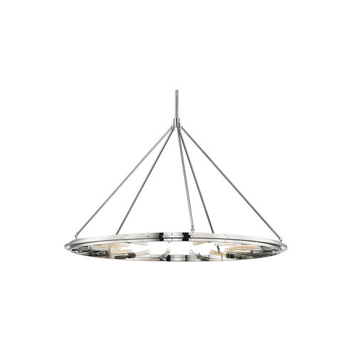Chambers 15 Light 58.25 inch Polished Nickel Pendant Ceiling Light