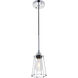 Auspice 1 Light 5.3 inch Chrome Pendant Ceiling Light