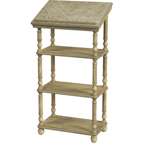 Alden 4- Tier Library Stand in Beige