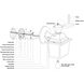 Bedford Textured White Outdoor Motion Sensor