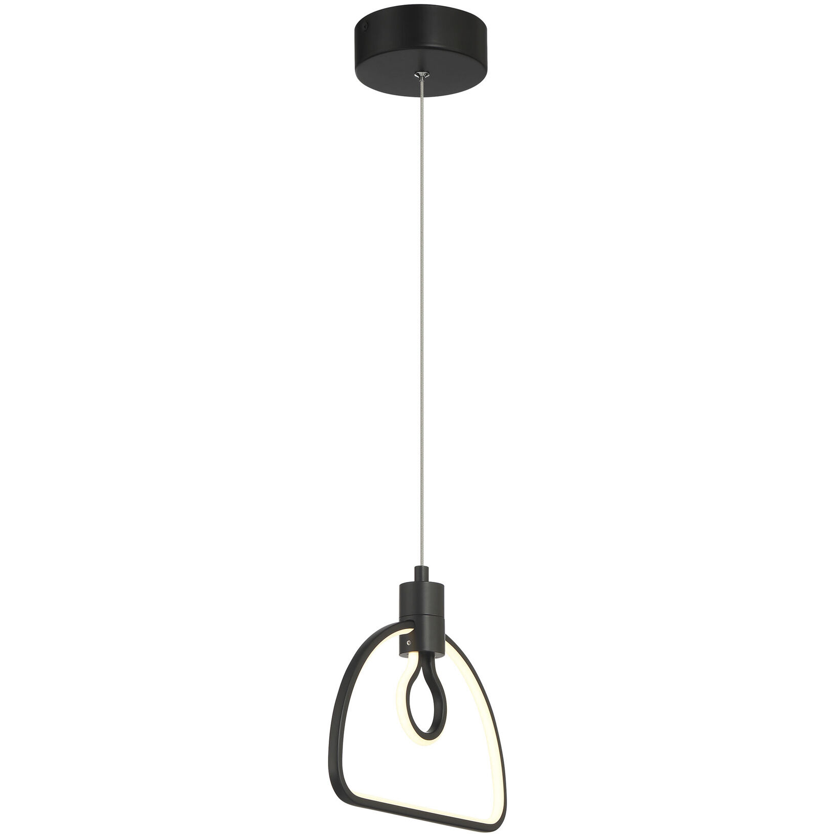 Edison's Outline LED 10.38 inch Coal Pendant Ceiling Light