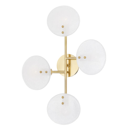 Giselle LED 18 inch Aged Brass ADA Wall Sconce Wall Light
