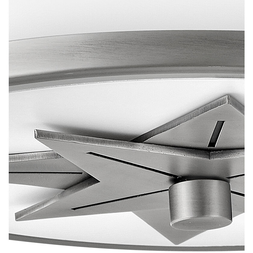 Montrose 2 Light 12 inch Antique Nickel Indoor Flush Mount Ceiling Light