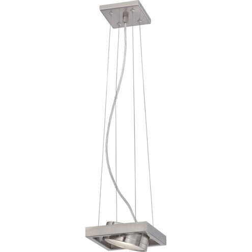 Hawk LED 6.5 inch Brushed Nickel Pendant Ceiling Light
