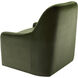 Tasa Upholstery: Dark Green; Base: Green Swivel Chair