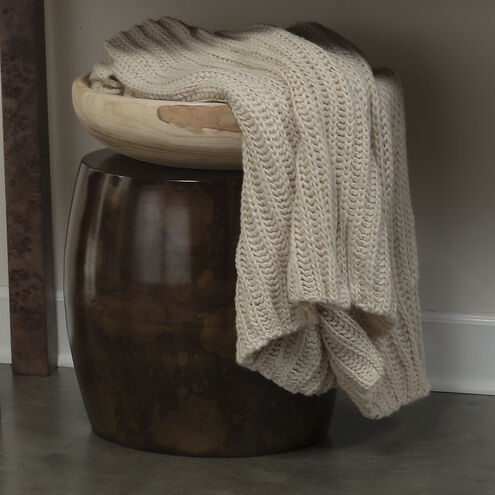 Realm 18 X 17 inch Acid Washed Metal Side Table