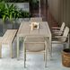 Kirkham 92 X 29.75 inch Cerused Wheat Outdoor Dining Table