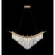 Arpeggio 8 Light 44.75 inch Gold Pendant Ceiling Light
