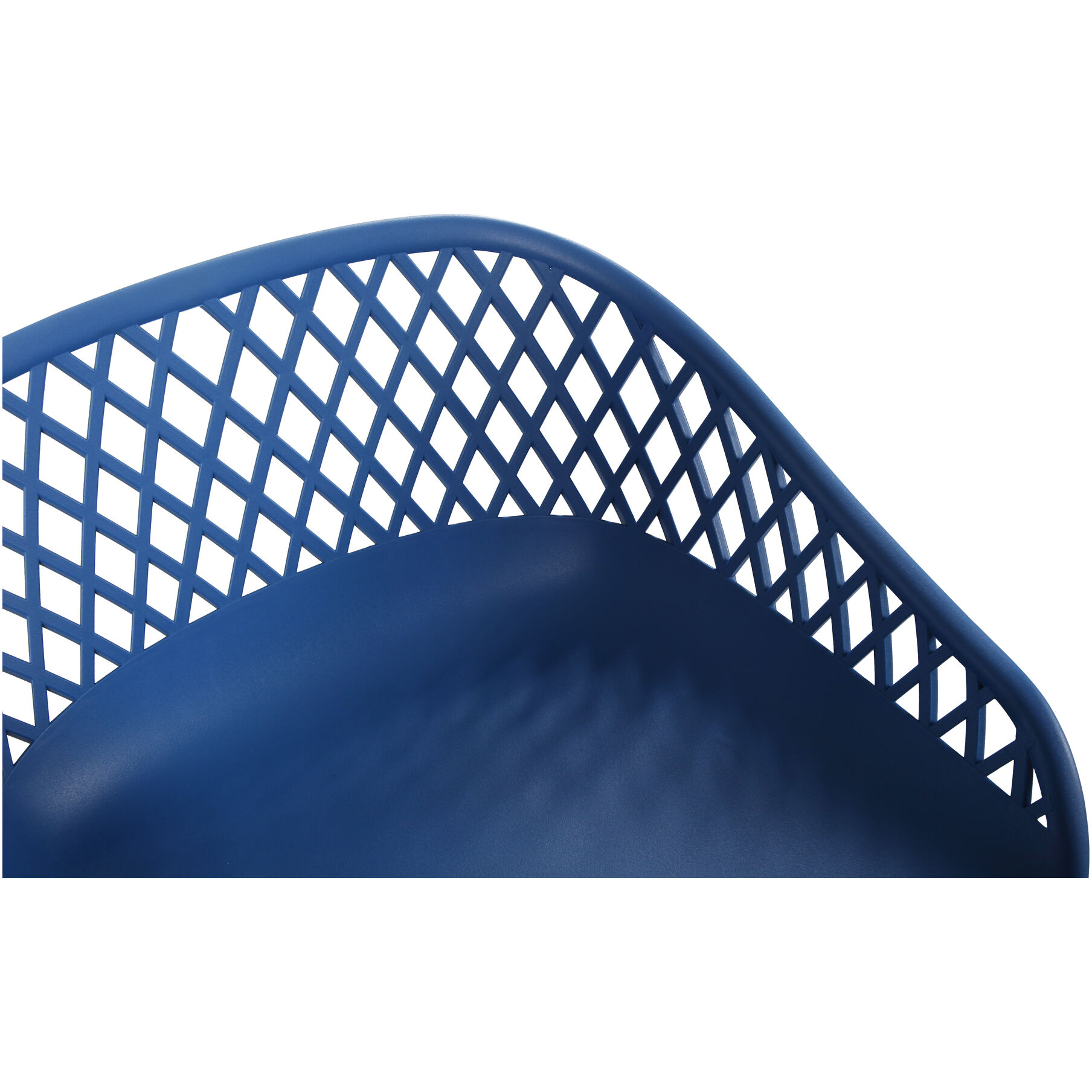 Piazza 37 inch Blue Outdoor Barstool