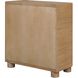 Scottie Natural Oak and Dark Bronze 3 Drawer Chest