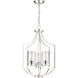 Lassiter 3 Light 17 inch Brushed Nickel Foyer Pendant Ceiling Light