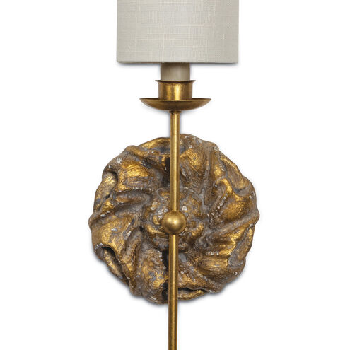 Domonique 1 Light 4.5 inch Antique Gold Sconce Wall Light