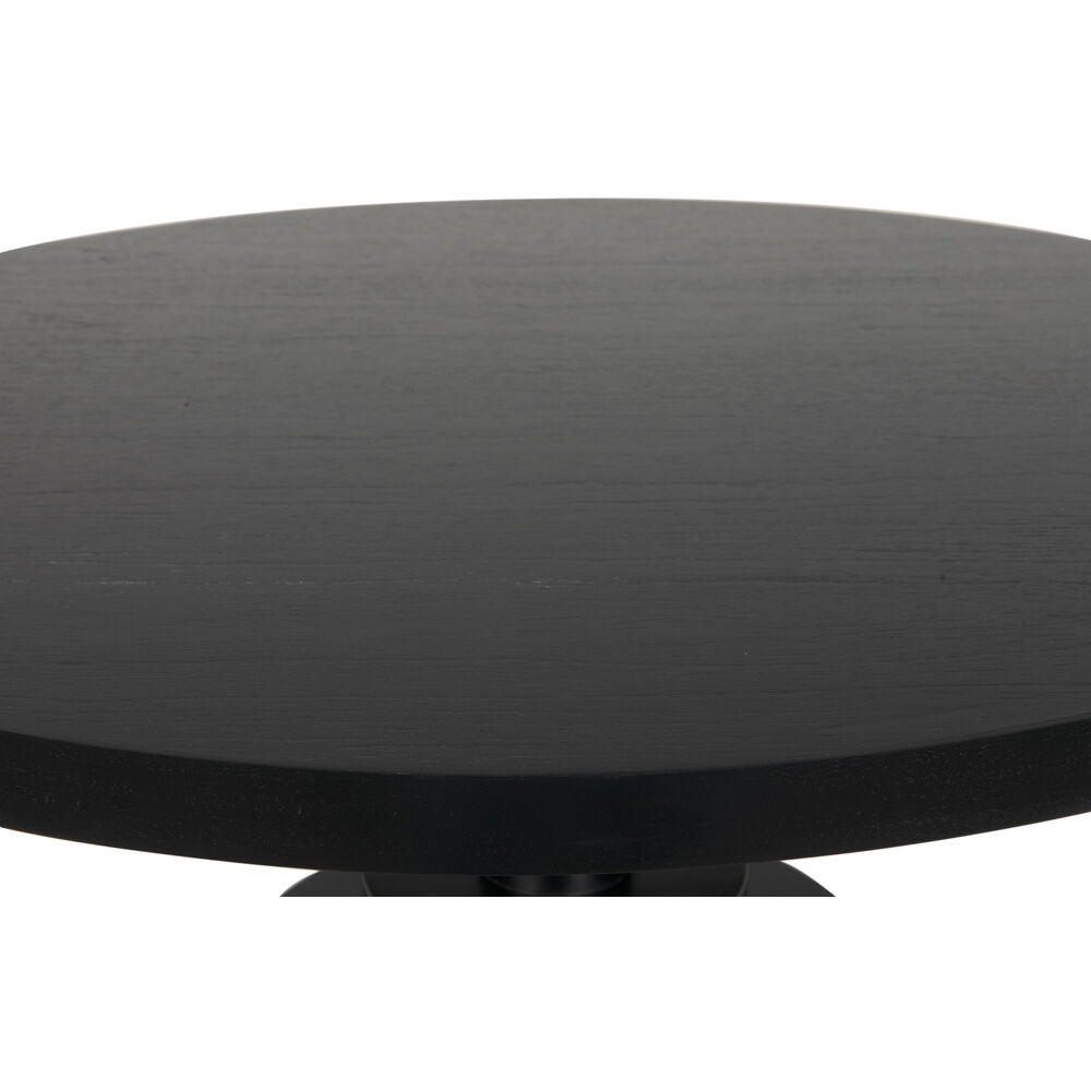 Corum 42 X 42 inch Hand Rubbed Black Dining Table, Round