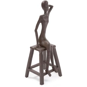 Sitting Beauty 19.75 X 7.25 inch Sculpture
