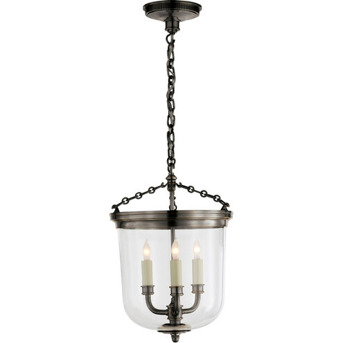 Thomas O'Brien Merchant 3 Light 11.75 inch Bronze Lantern Pendant Ceiling Light