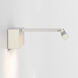 Mondrian 0 watt 15.75 inch Matte Nickel Interior Picture Light Wall Light