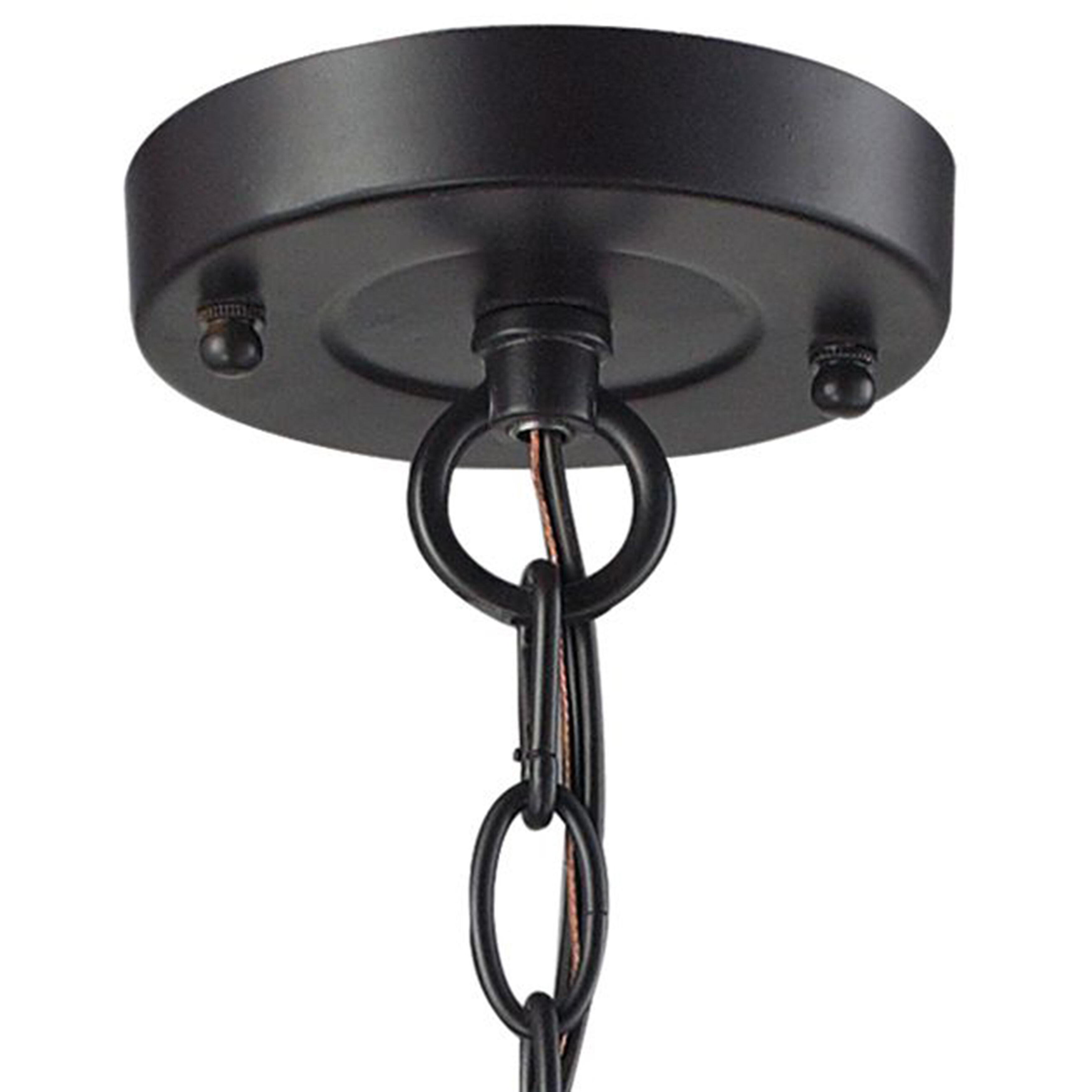 Yardley 3 Light 16 inch Black Chandelier Ceiling Light