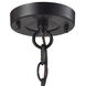Yardley 3 Light 16 inch Black Chandelier Ceiling Light