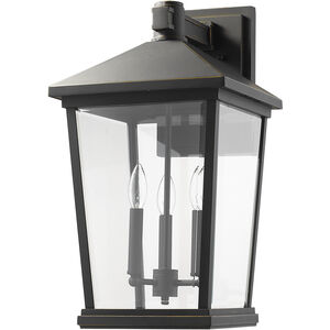 Beacon 3 Light 12.00 inch Outdoor Wall Light