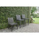 Clear Water 46 inch Antique Smoke Outdoor Bar Stool