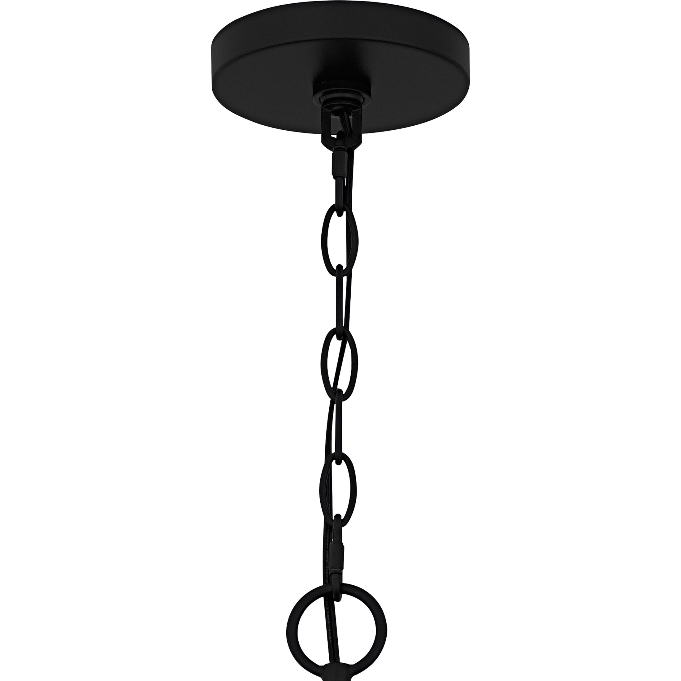 Shea 6 Light 31 inch Matte Black Chandelier Ceiling Light