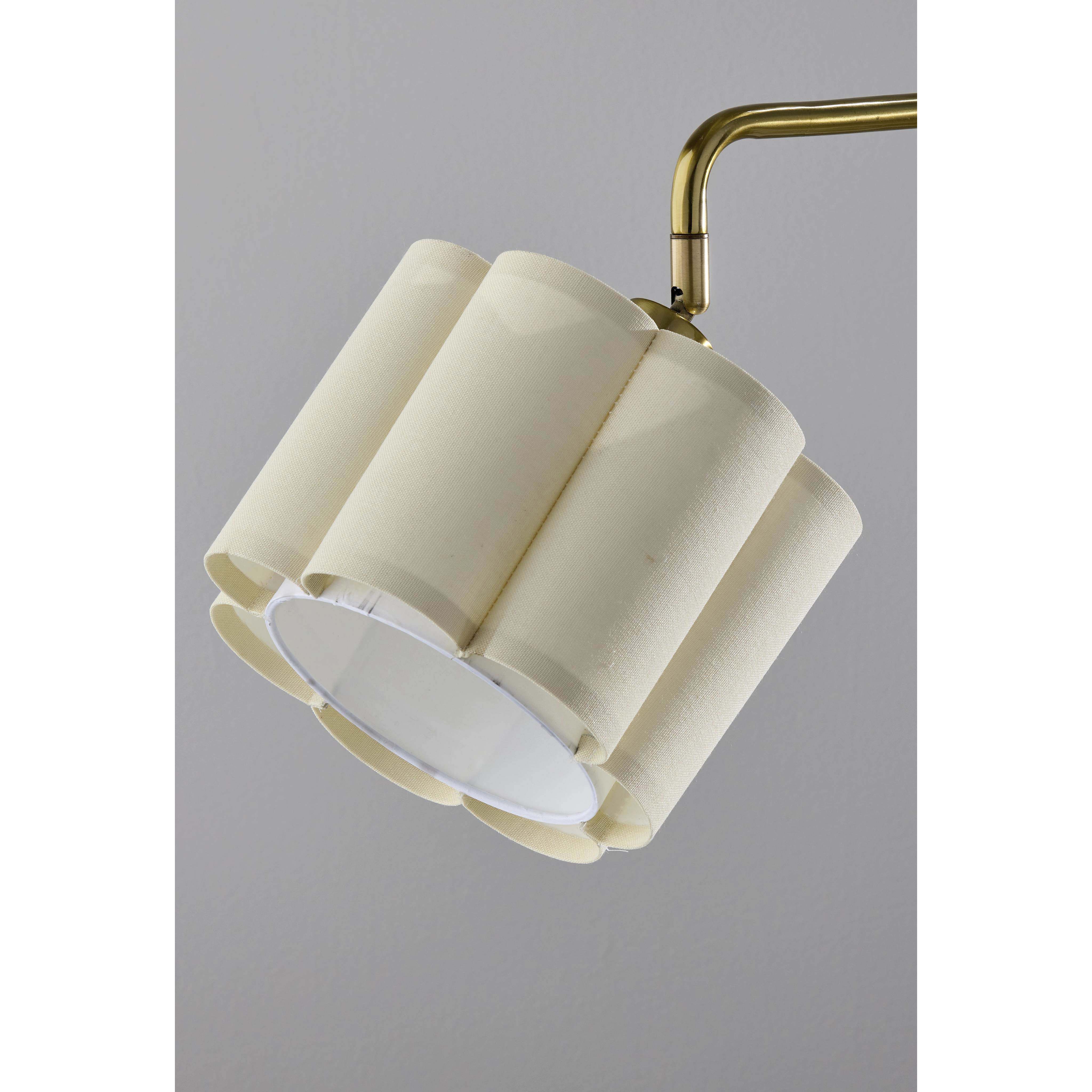 Dover 22.25 inch 60.00 watt Antique Brass Supercharger Desk Lamp Portable Light