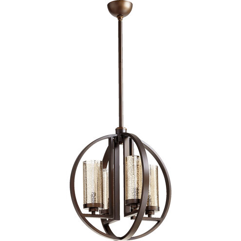 Julian 4 Light 19 inch Oiled Bronze Mini Chandelier Ceiling Light