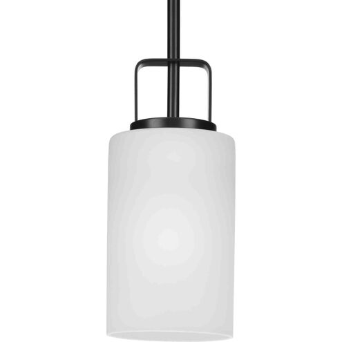 League 1 Light 5 inch Matte Black Mini Pendant Ceiling Light