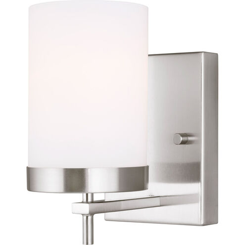 Reading 1 Light 4 inch Brushed Nickel Bath Vanity Wall Light
