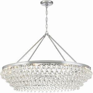 Calypso 8 Light 40 inch Polished Chrome Chandelier Ceiling Light