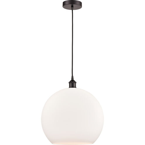 Edison Athens LED 14 inch Oil Rubbed Bronze Pendant Ceiling Light