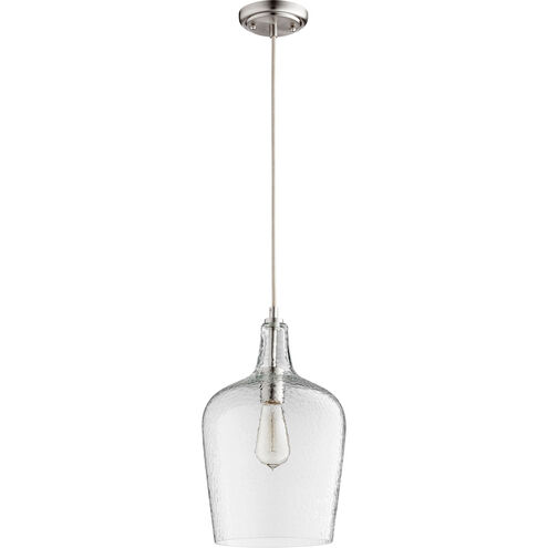 Fort Worth 1 Light 9 inch Satin Nickel Mini Pendant Ceiling Light