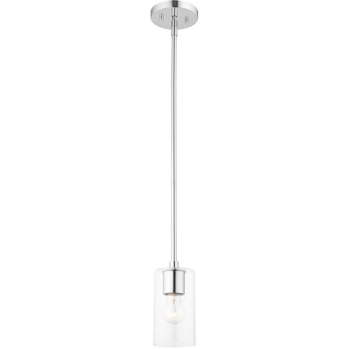 Zurich 1 Light 5 inch Polished Chrome Pendant Ceiling Light
