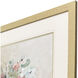 Romance Garden Bouquet White and Green and Blue and Pink Framed Art, Propac