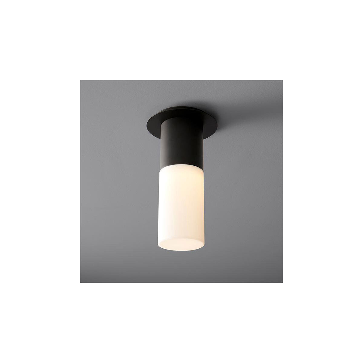 Pilar LED 6 inch Black Flush Mount Ceiling Light