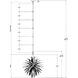 Abyssinia 12 Light 34 inch Contemporary Silver Leaf and Dark Silver Leaf Chandelier Ceiling Light