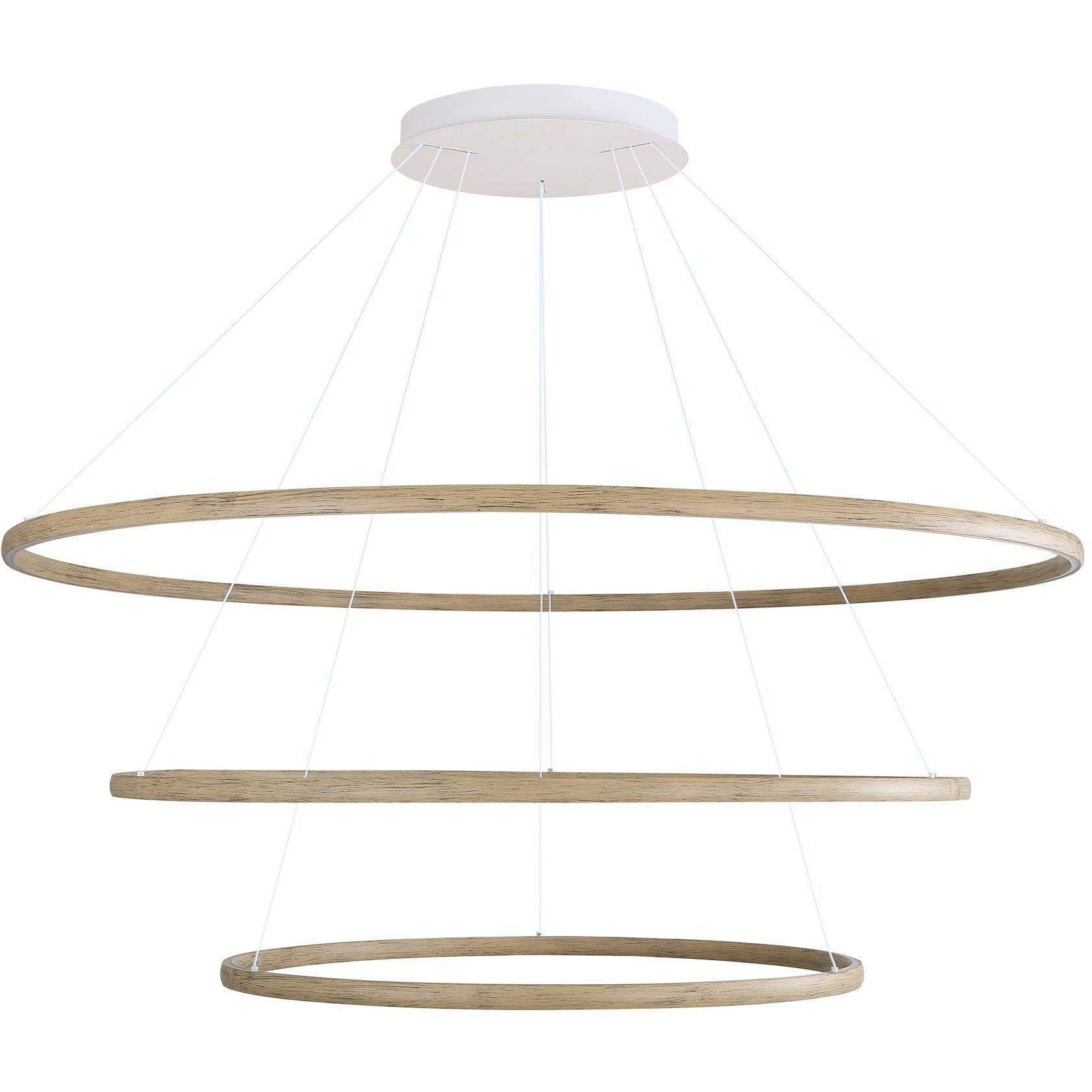 Veritas 59 inch 80.00 watt Driftwood Chandelier Ceiling Light, 3 Tier