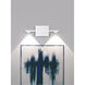 Aurora 2 Light Matte White Wall Sconce Wall Light