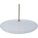 Stenson 5 Light 24 inch Satin Brass Pendant Ceiling Light