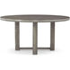 Hudson 60 X 60 inch Pebble Grey Round Dining Table, Wooden