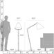 Reach 55.2 inch 100 watt Natural Iron Floor Lamp Portable Light in Flax