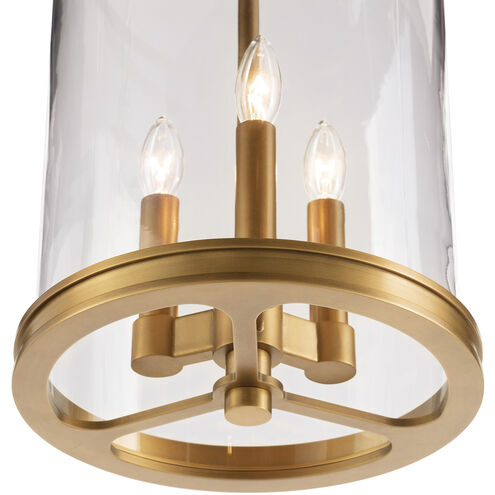 Southern Living Adria 3 Light 9.75 inch Natural Brass Pendant Ceiling Light