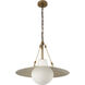 Waverly 1 Light 22 inch Pearl White Pendant Ceiling Light